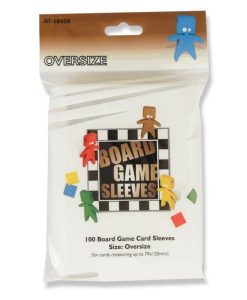 100 Board Game Sleeves : Oversize 79x120mm