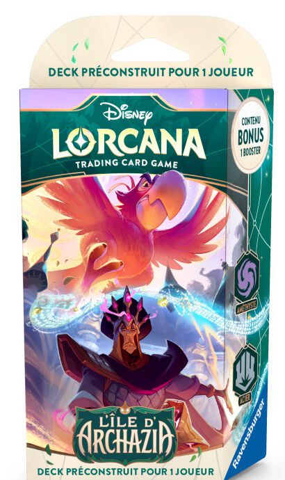 Lorcana - Deck de Démarrage l'île d'Archazia - Iago et Jafar
