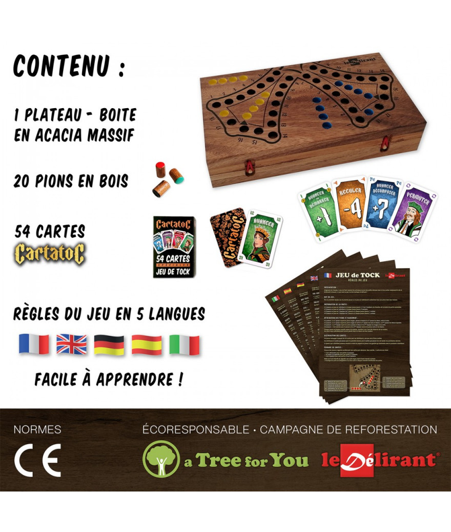 Jeu de TOCK 4 pliable ""Le délirant – Image 3