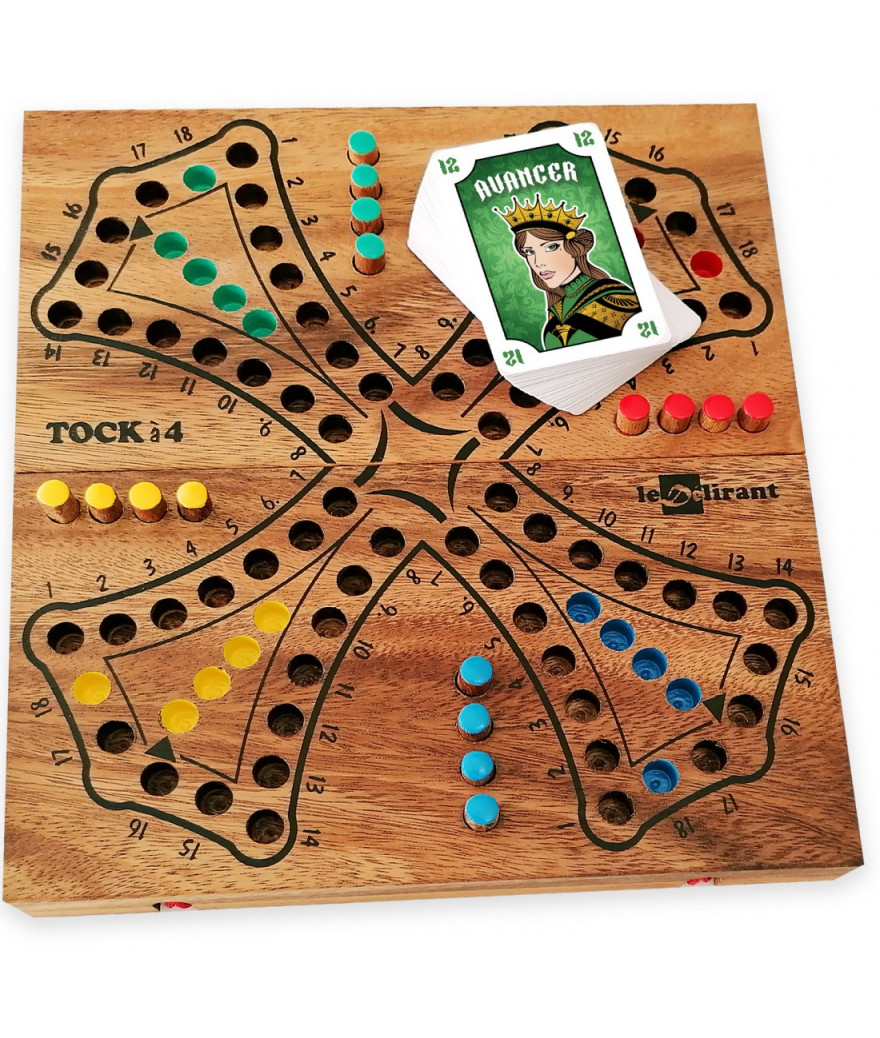 Jeu de TOCK 4 pliable ""Le délirant