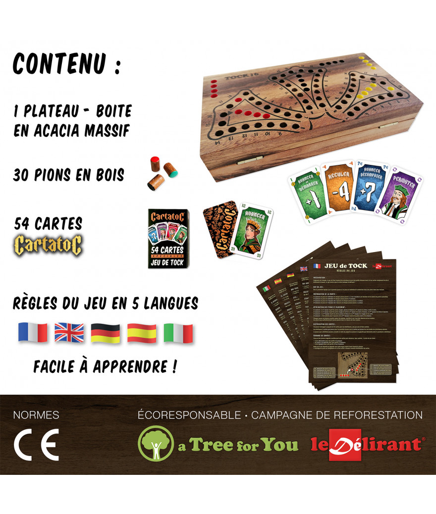 Jeu de TOCK 6 pliable ""Le délirant – Image 3