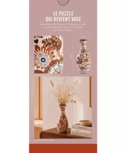 Vase puzzle jardin terracotta – Image 3